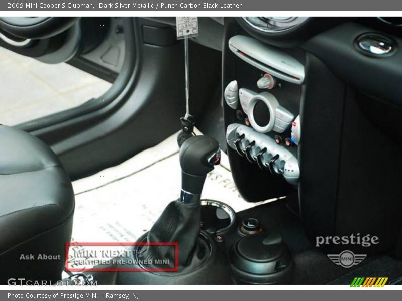 Dark Silver Metallic / Punch Carbon Black Leather 2009 Mini Cooper S Clubman