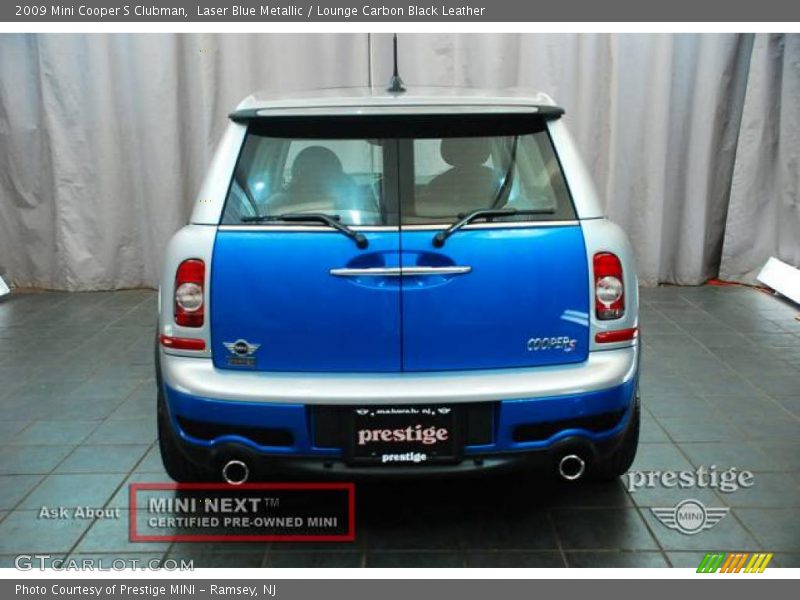 Laser Blue Metallic / Lounge Carbon Black Leather 2009 Mini Cooper S Clubman