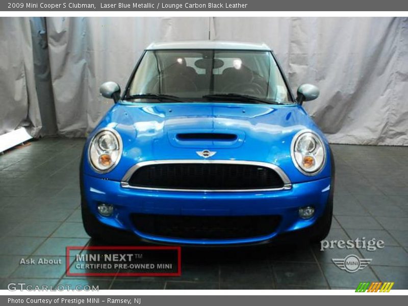 Laser Blue Metallic / Lounge Carbon Black Leather 2009 Mini Cooper S Clubman