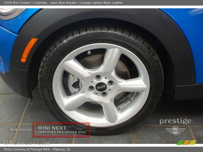 Laser Blue Metallic / Lounge Carbon Black Leather 2009 Mini Cooper S Clubman
