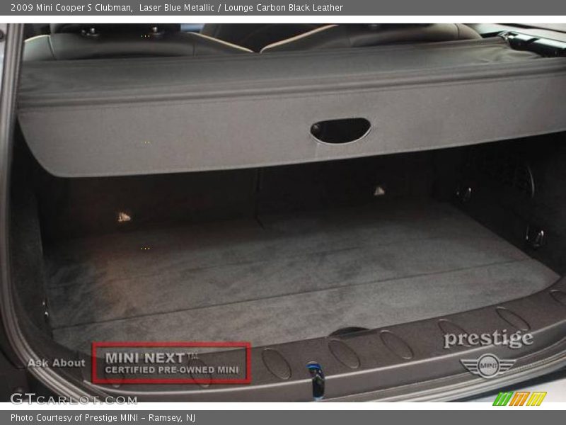 Laser Blue Metallic / Lounge Carbon Black Leather 2009 Mini Cooper S Clubman