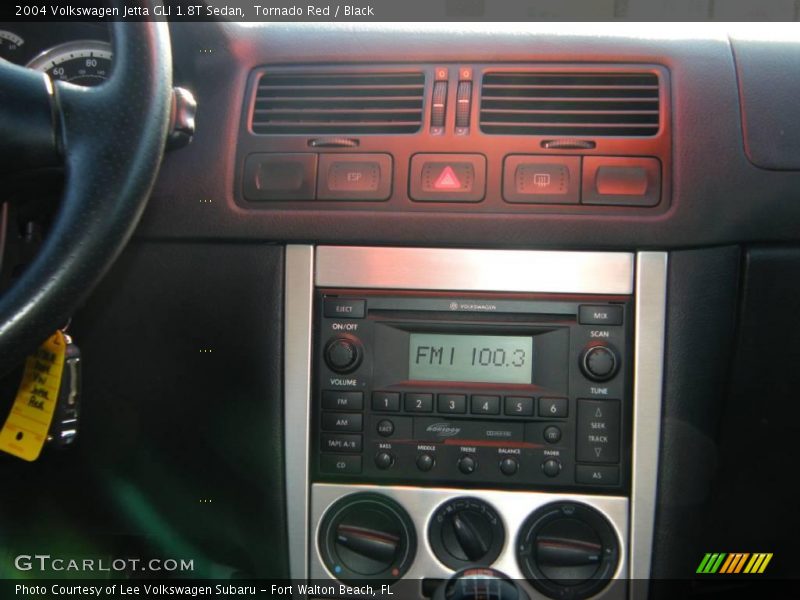 Tornado Red / Black 2004 Volkswagen Jetta GLI 1.8T Sedan