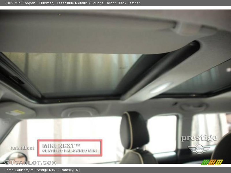 Laser Blue Metallic / Lounge Carbon Black Leather 2009 Mini Cooper S Clubman