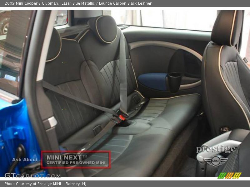 Laser Blue Metallic / Lounge Carbon Black Leather 2009 Mini Cooper S Clubman