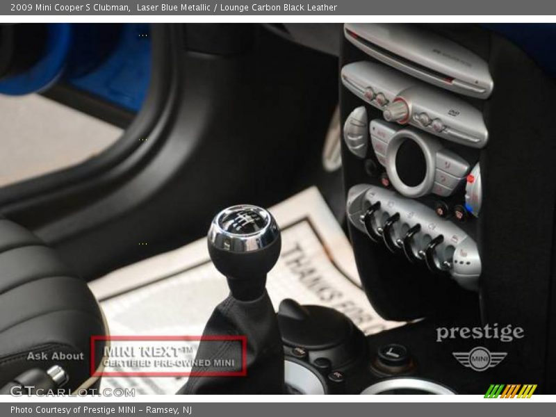 Laser Blue Metallic / Lounge Carbon Black Leather 2009 Mini Cooper S Clubman