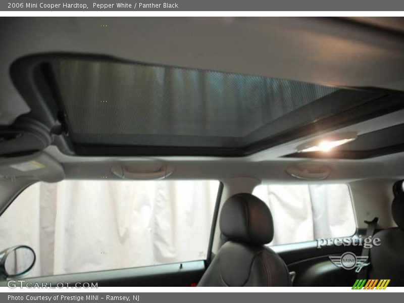 Pepper White / Panther Black 2006 Mini Cooper Hardtop