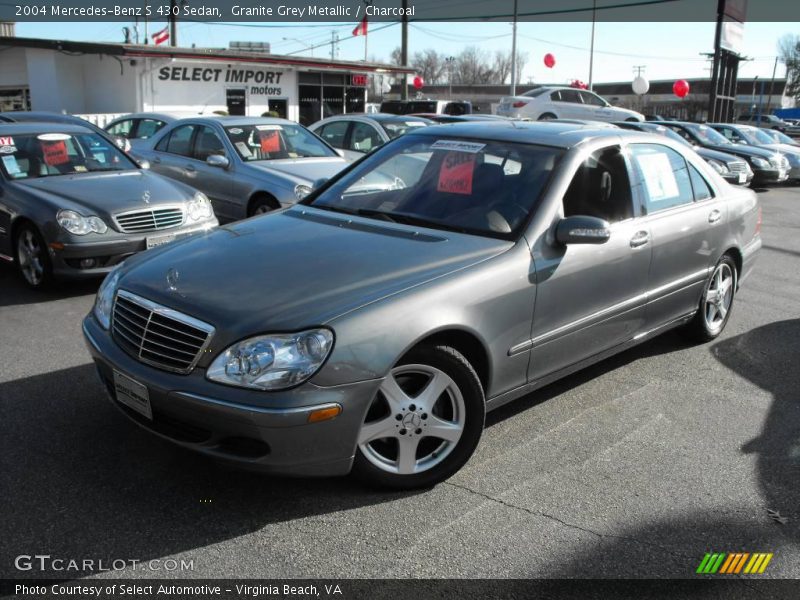 Granite Grey Metallic / Charcoal 2004 Mercedes-Benz S 430 Sedan
