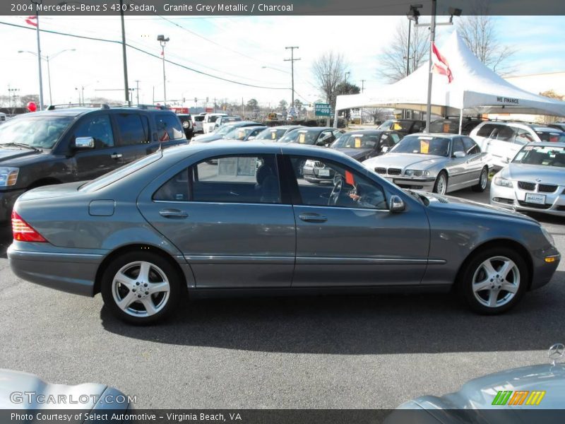 Granite Grey Metallic / Charcoal 2004 Mercedes-Benz S 430 Sedan