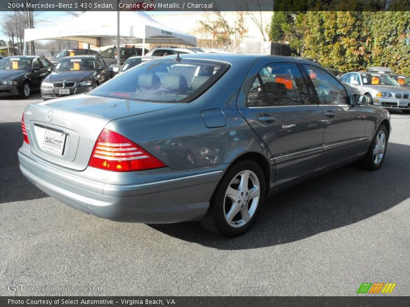 Granite Grey Metallic / Charcoal 2004 Mercedes-Benz S 430 Sedan