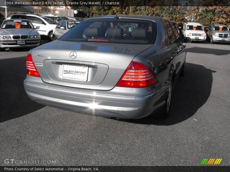 Granite Grey Metallic / Charcoal 2004 Mercedes-Benz S 430 Sedan