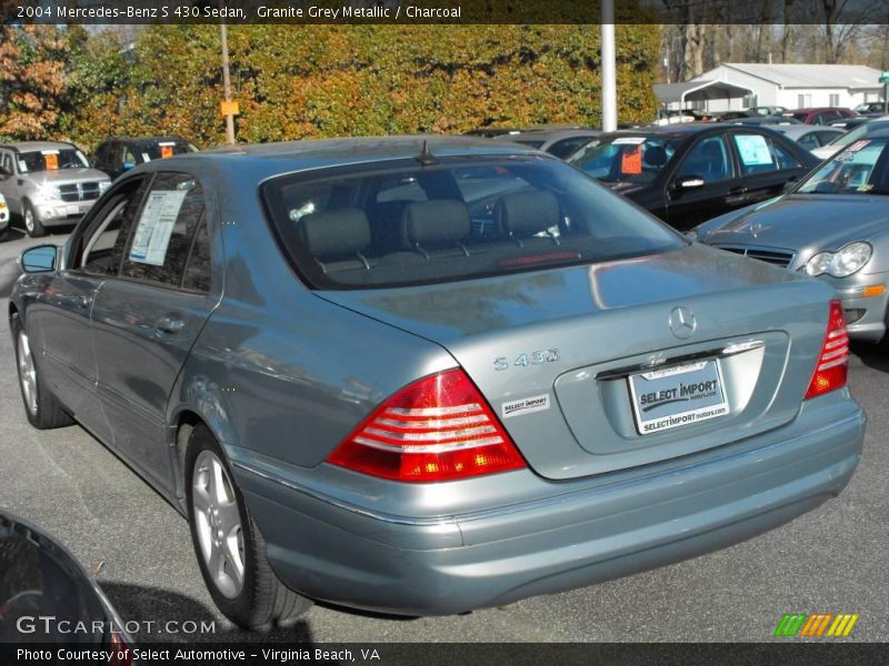 Granite Grey Metallic / Charcoal 2004 Mercedes-Benz S 430 Sedan