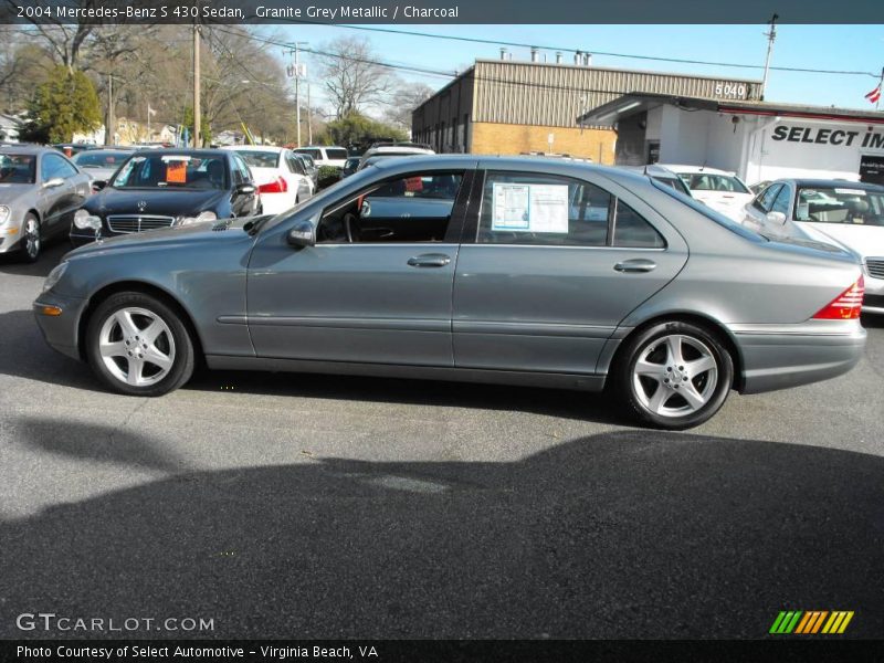 Granite Grey Metallic / Charcoal 2004 Mercedes-Benz S 430 Sedan