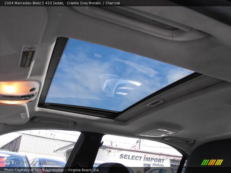 Granite Grey Metallic / Charcoal 2004 Mercedes-Benz S 430 Sedan