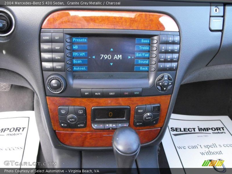 Granite Grey Metallic / Charcoal 2004 Mercedes-Benz S 430 Sedan