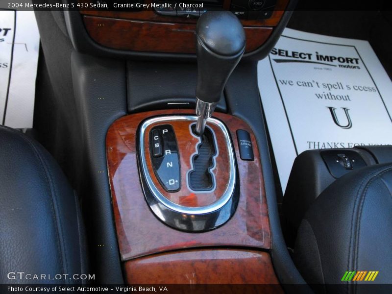 Granite Grey Metallic / Charcoal 2004 Mercedes-Benz S 430 Sedan
