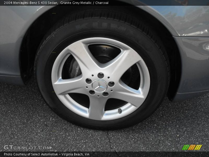 Granite Grey Metallic / Charcoal 2004 Mercedes-Benz S 430 Sedan