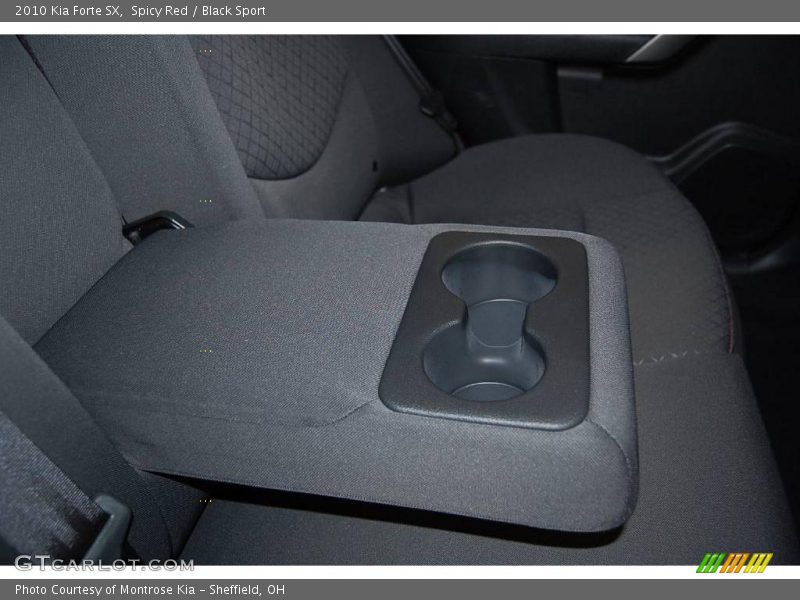 Spicy Red / Black Sport 2010 Kia Forte SX