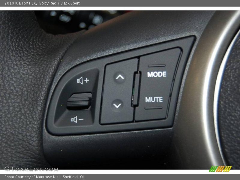 Spicy Red / Black Sport 2010 Kia Forte SX