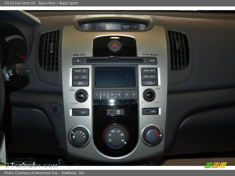 Spicy Red / Black Sport 2010 Kia Forte SX