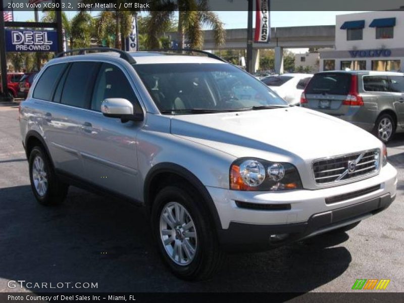 Silver Metallic / Off Black 2008 Volvo XC90 3.2