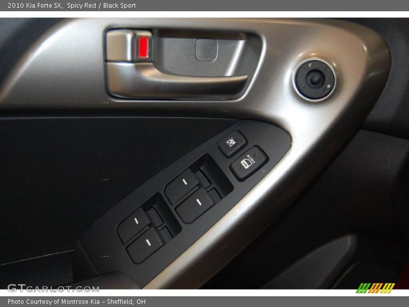 Spicy Red / Black Sport 2010 Kia Forte SX