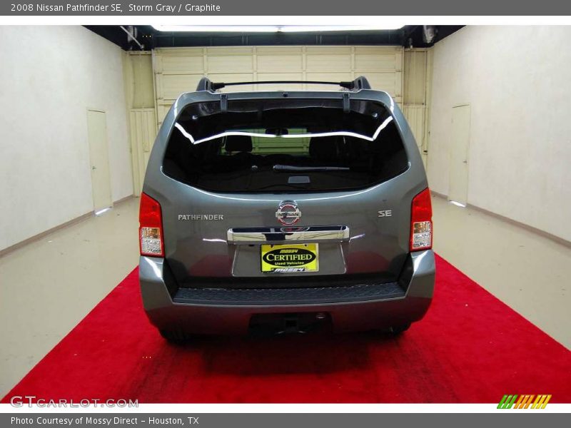 Storm Gray / Graphite 2008 Nissan Pathfinder SE