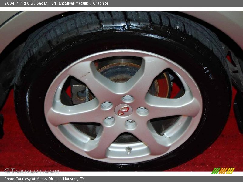 Brilliant Silver Metallic / Graphite 2004 Infiniti G 35 Sedan