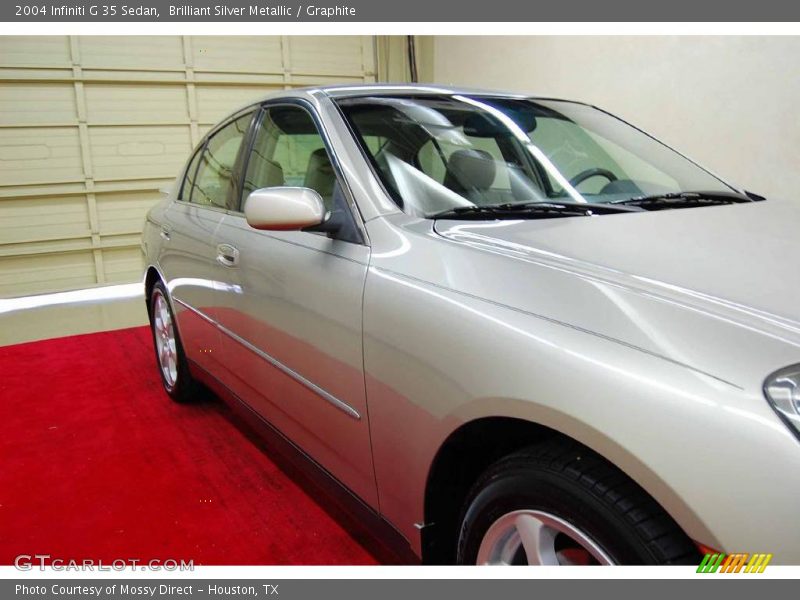 Brilliant Silver Metallic / Graphite 2004 Infiniti G 35 Sedan