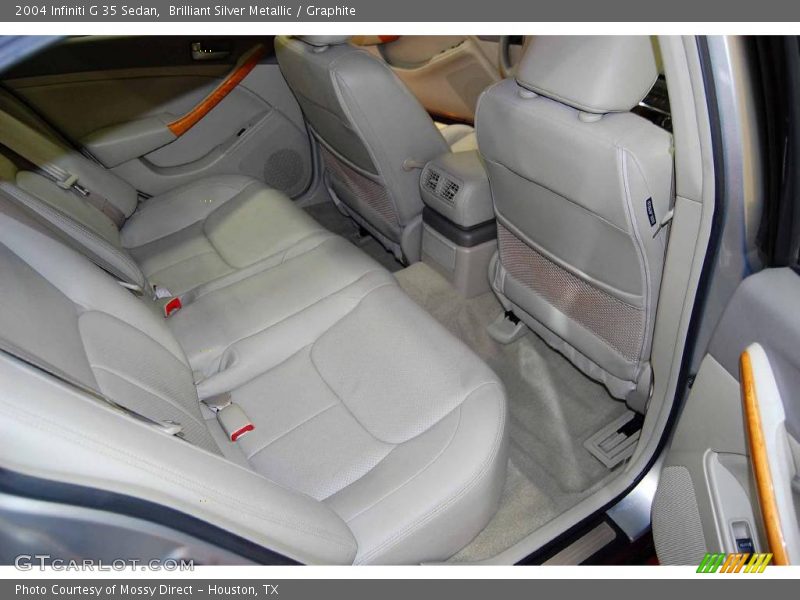 Brilliant Silver Metallic / Graphite 2004 Infiniti G 35 Sedan