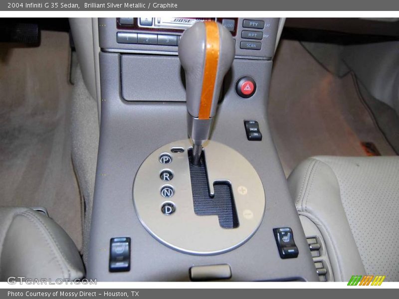 Brilliant Silver Metallic / Graphite 2004 Infiniti G 35 Sedan