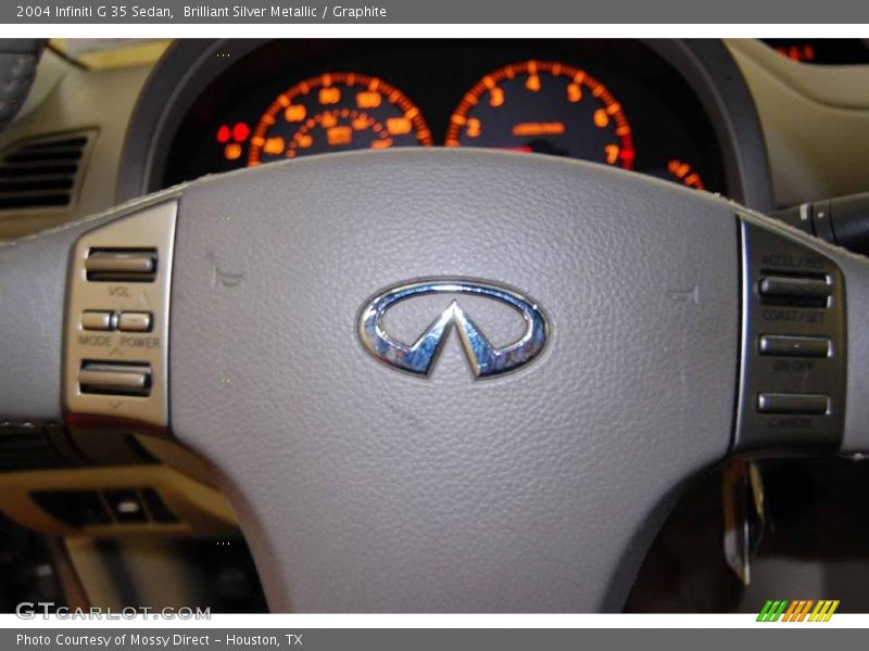 Brilliant Silver Metallic / Graphite 2004 Infiniti G 35 Sedan