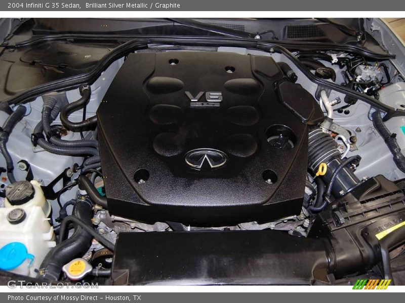 Brilliant Silver Metallic / Graphite 2004 Infiniti G 35 Sedan
