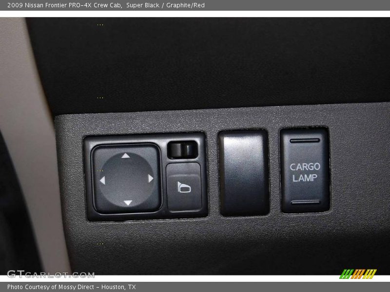 Super Black / Graphite/Red 2009 Nissan Frontier PRO-4X Crew Cab