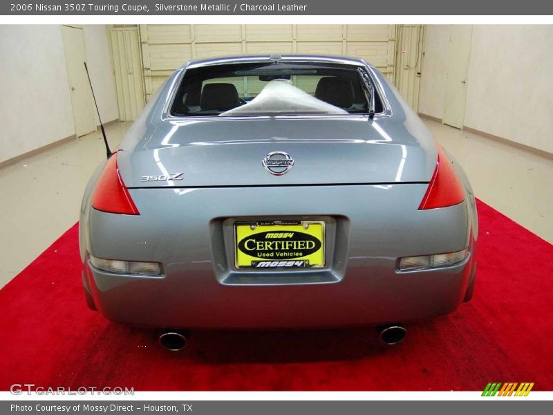 Silverstone Metallic / Charcoal Leather 2006 Nissan 350Z Touring Coupe