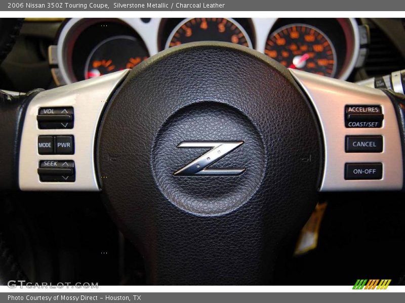 Silverstone Metallic / Charcoal Leather 2006 Nissan 350Z Touring Coupe