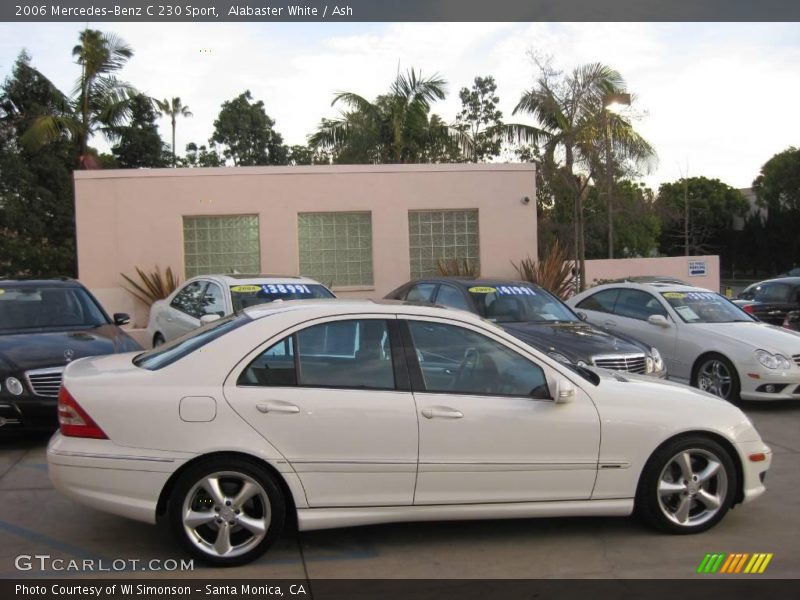 Alabaster White / Ash 2006 Mercedes-Benz C 230 Sport