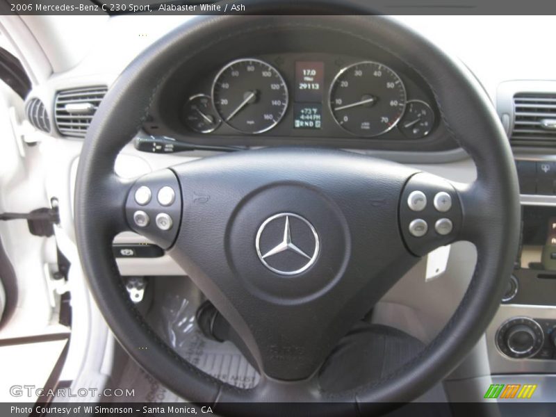 Alabaster White / Ash 2006 Mercedes-Benz C 230 Sport