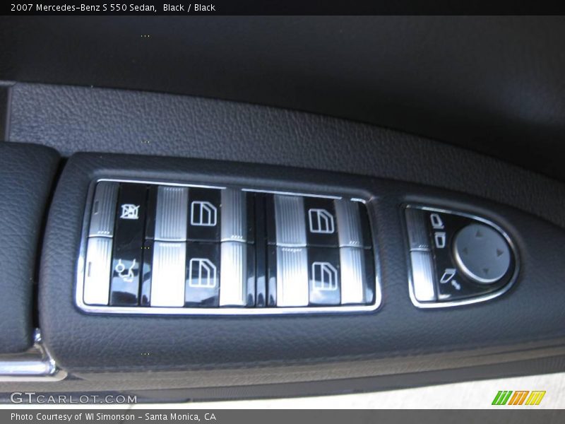 Black / Black 2007 Mercedes-Benz S 550 Sedan