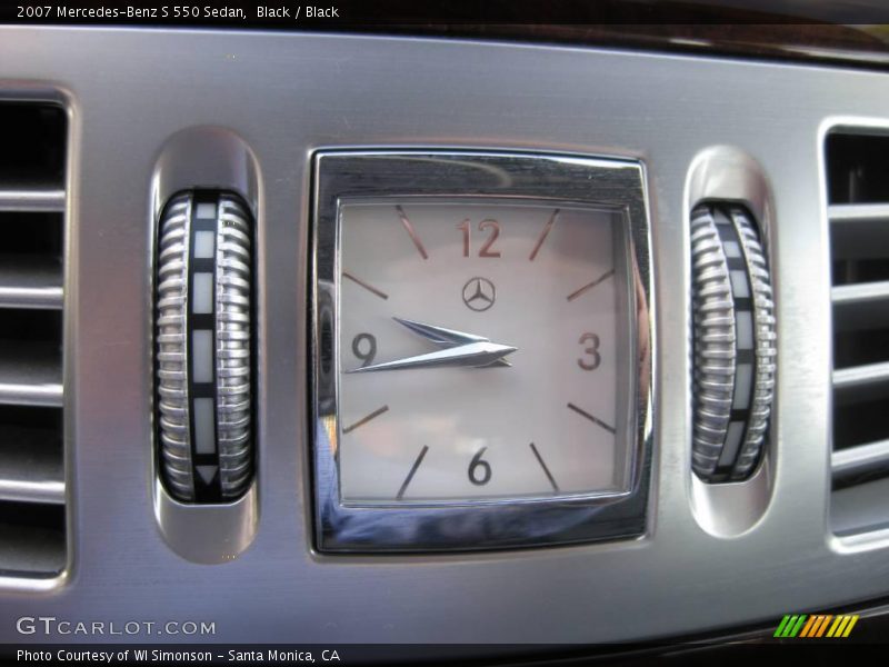 Black / Black 2007 Mercedes-Benz S 550 Sedan