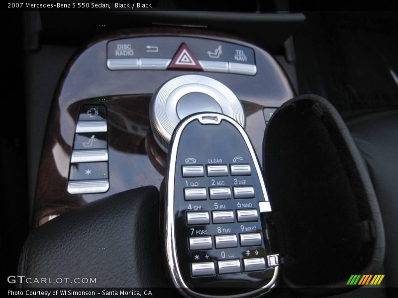 Black / Black 2007 Mercedes-Benz S 550 Sedan