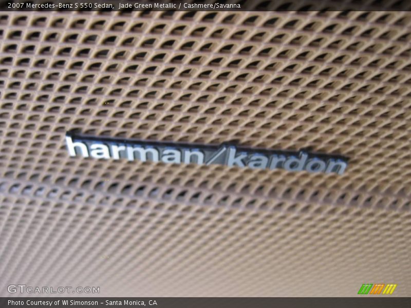 Jade Green Metallic / Cashmere/Savanna 2007 Mercedes-Benz S 550 Sedan