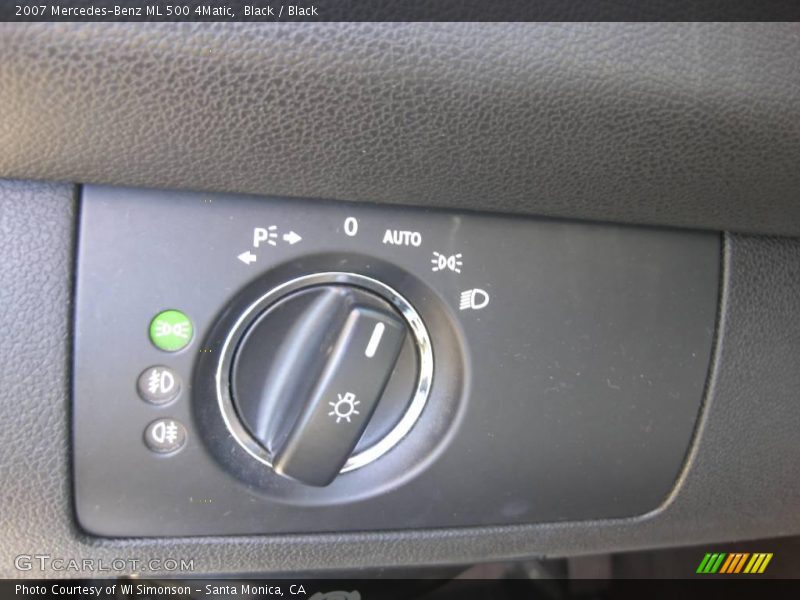Black / Black 2007 Mercedes-Benz ML 500 4Matic