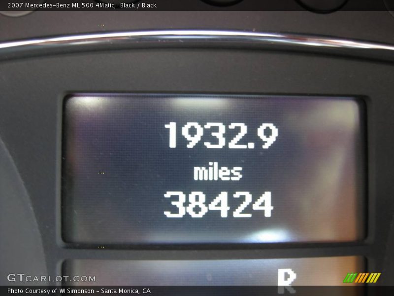 Black / Black 2007 Mercedes-Benz ML 500 4Matic