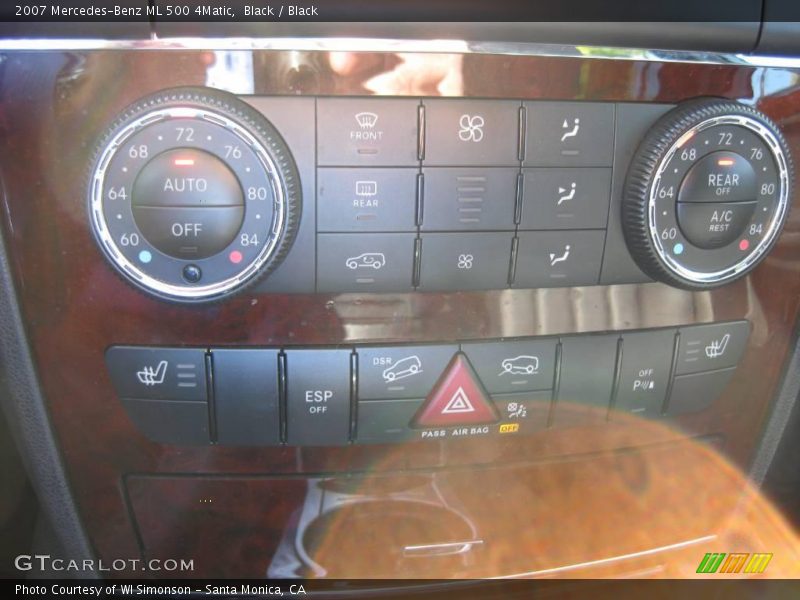 Black / Black 2007 Mercedes-Benz ML 500 4Matic