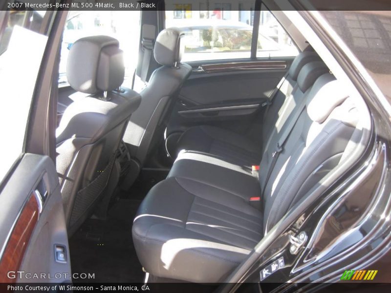 Black / Black 2007 Mercedes-Benz ML 500 4Matic