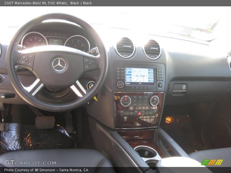 Black / Black 2007 Mercedes-Benz ML 500 4Matic