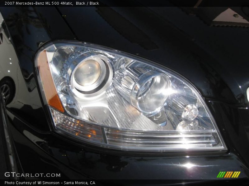 Black / Black 2007 Mercedes-Benz ML 500 4Matic