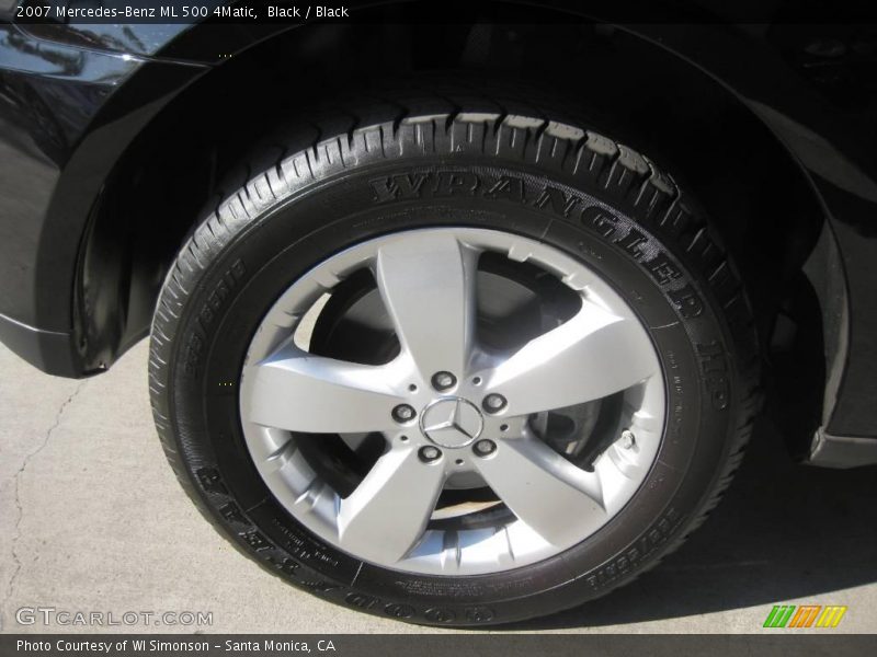 Black / Black 2007 Mercedes-Benz ML 500 4Matic