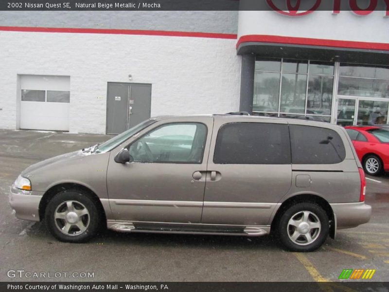 Natural Beige Metallic / Mocha 2002 Nissan Quest SE