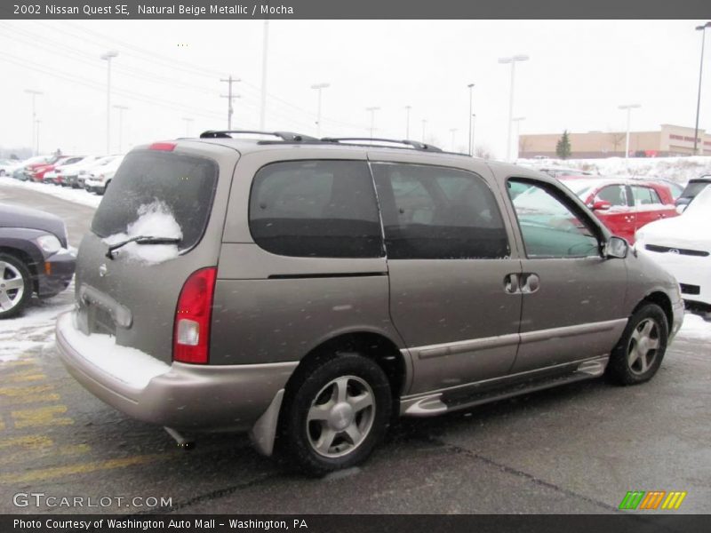 Natural Beige Metallic / Mocha 2002 Nissan Quest SE